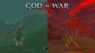 God Of War 4 Weapons MOD - The Legend of Zelda Breath of the Wild