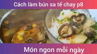 Làm bún sa tế chay p8