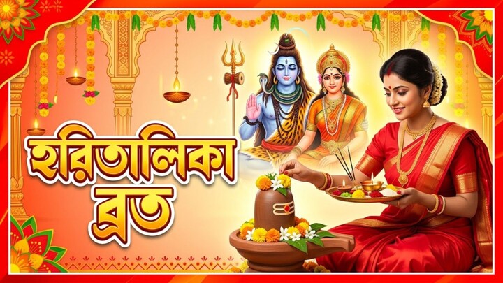 হরিতালিকা ব্রত পূজা পদ্ধতি ও সঠিক নিয়মাবলী | Hartalika Vrat Puja Vidhi & Katha