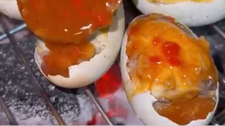 Công thức hột vịt lộn nướng muối ớt ngon ngất ngây trên sân thượng _ Pít Ham Ăn