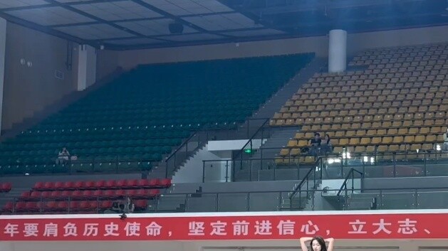 The first person to drive a taxi in a stadium