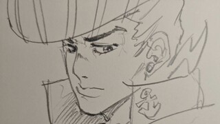Precision A + Speed A! Teach you how to draw a steak head in 1.5 minutes