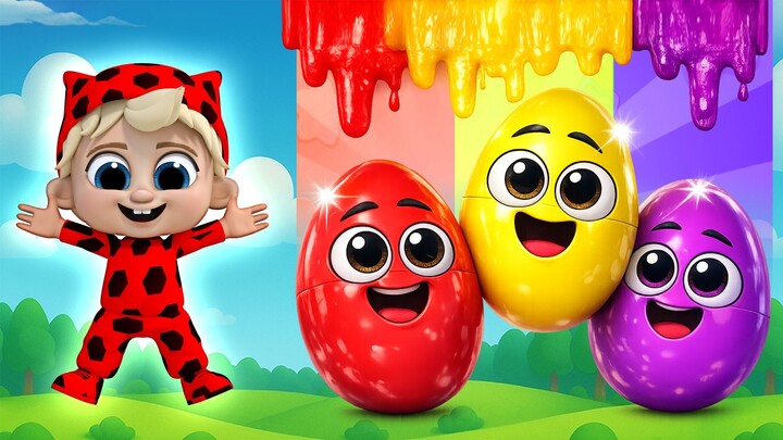 Learn Colors with Surprise Eggs | Oopsie Niki!
