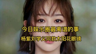 杨紫刘学义同款登顶热搜，这才是今日娱乐圈最离谱的fei闻