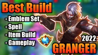 GRANGER BEST BUILD 2022 | TOP 1 GLOBAL GRANGER BUILD | GRANGER - MOBILE LEGENDS | MLBB