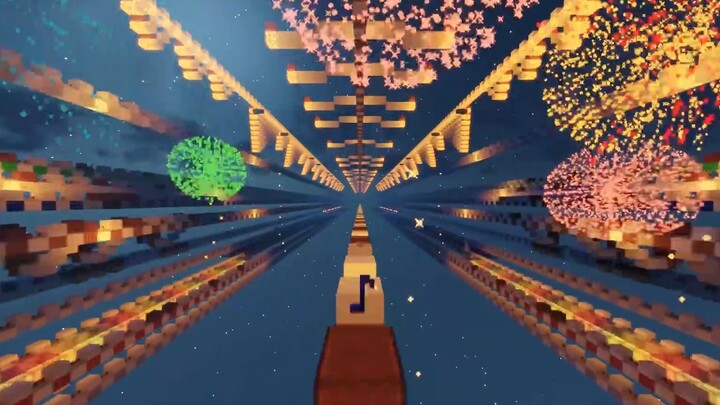 【红石音乐】 “夏日祭的烟火，音符盒旁的你我”  红石音乐  打上花火