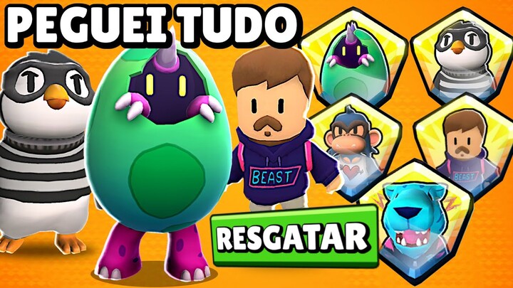 LIBEREI TODAS AS SKINS DE FRAGMENTOS DA NOVA ATUALIZAÇÃO - Stumble Guys
