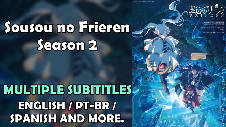 Sousou no Frieren Season 2 - EP 02 SUB ENG / PTBR / SPANISH