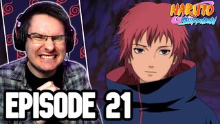 SASORI'S FACE REVEALED! | Naruto Shippuden Episode 21 REACTION | Anime Reaction