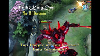 Don't Watch...Argus Top Ukraine Feed Play NightKingDen | Mobile Legends | Strombolo YT