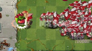PvZ 2 Infinite Power-Up - Each plant at max level against 50 modern all-star zombies