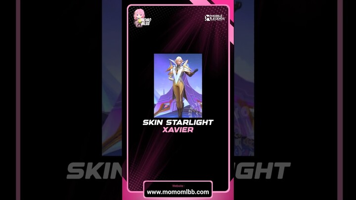 efek skin starlight xavier berasa skin epic! #momomlbb #mobilelegends #mlbb #mlbbidcreator #shorts