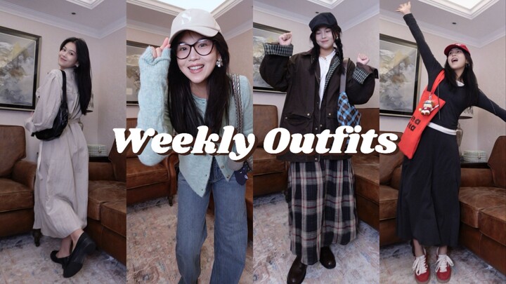 Beginilah musim gugur datang dengan segarnya 🤎 Inspirasi outfit seminggu!