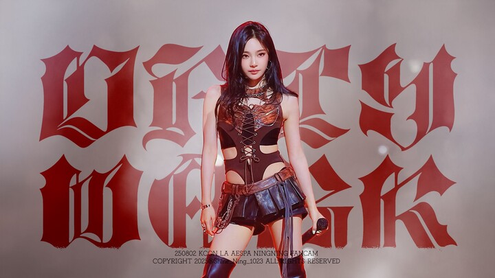 250802 aespa Ningning KCON LA “Dirty Work” quay trực tiếp 4K60