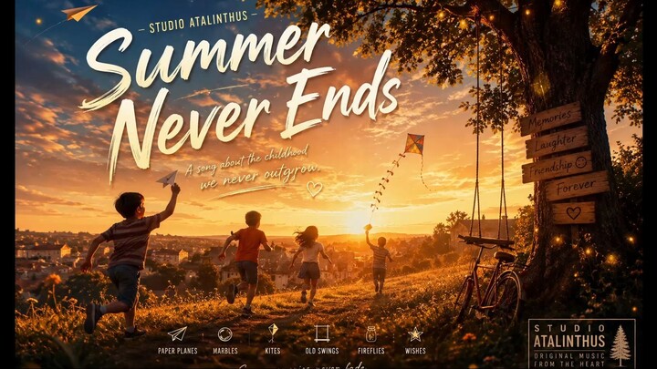 Studio Atalinthus – Summer Never Ends | Original Nostalgic Pop Song (English Version)