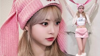 Kelinci berkaki panjang Hong Eun-chae cover ITZY Untouchable sangat imut!