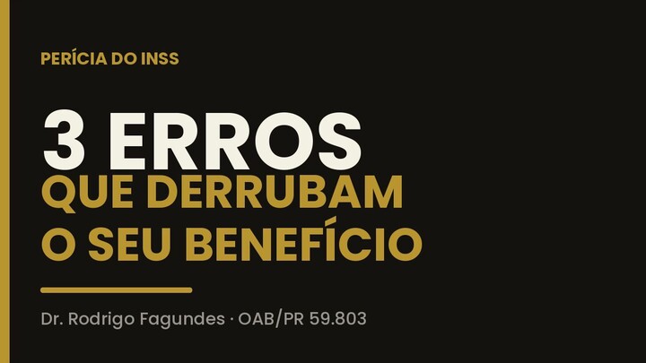 Perícia do INSS: 3 erros que fazem você perder o benefício