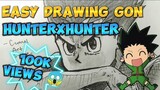 Easy. How I Draw Angry Gon (Hunterxhunter). Step By Step