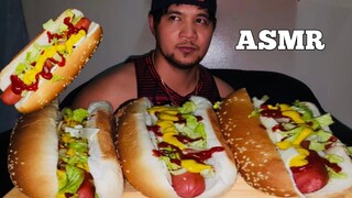 ASMR MUKBANG CHEESY HOT DOG |  (no talking)