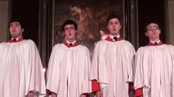 How many high notes does he have to hit? He even brought a giant balloon!