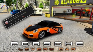 HOW TO MAKE SIMPLE PORSCHE LIVERY CAR (Requested) || CAR PARKING MULTIPLAYER