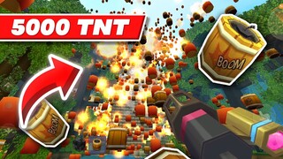EXPLODINDO MAIS DE 5 MIL TNTS NO MINI WORLD BLOCK ART COM ROG PHONE 2