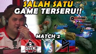 GILA INI PERANGNYA BENER2 SERU PARAH!! BENER2 FULL TABRAK!! - GEEK VS BL MATCH 2