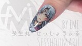 [Hand-painted manicure] Anime handsome man Sesshomaru-sama (full course)
