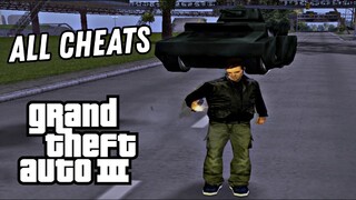 GTA 3 All Cheats