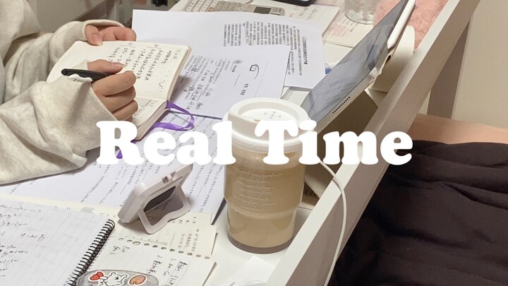 Real Time｜实时学习｜for 40min｜无bgm｜翻书声写字声｜高三日常作业｜studywithmetoday～