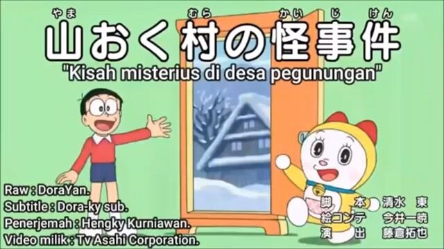 Doraemon - Kisah Misterius di Desa Pegunungan (Sub Indo)