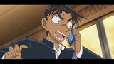 Detective Conan threatens Heiji executes his orders or expose him with an audio recording of him
