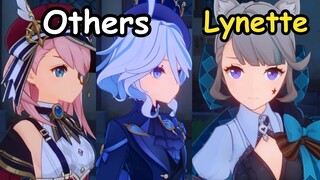 Lynette is the only one who looks at you like this during idle..