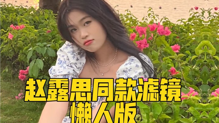 ฟิลเตอร์แบบเดียวกับจ้าวลู่ซือ เวอร์ชันคนขี้เกียจ