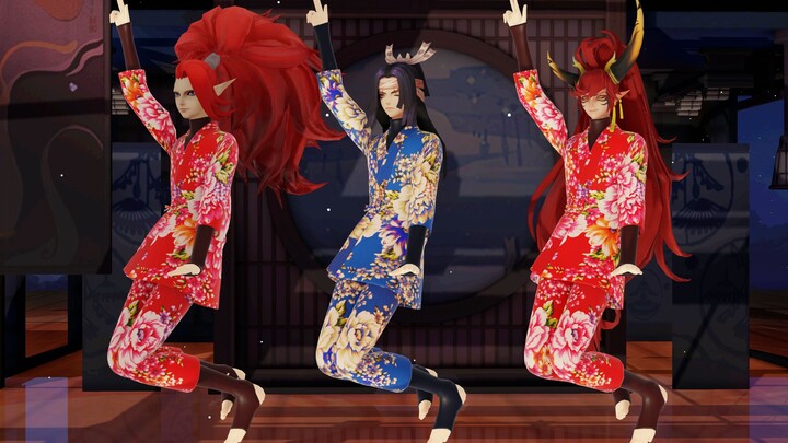 [Onmyoji MMD] The Spring Breeze of Reform Blows to Dajiang Shanci/Che/Wine (4k Ultra HD)