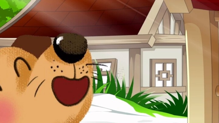 Sand Sculpture Animation: What is it like to have a dad who likes to raise a dog?