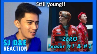 SUPER JUNIOR D&E 'ZERO' MV Teaser #1 & #2 REACTION!