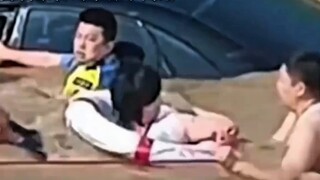 "People's police serve the people and dedicate themselves to public security. This is the beginning 