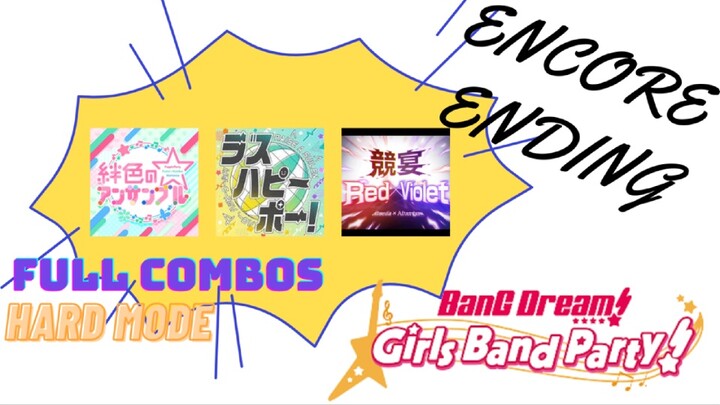 ENCORE ENDING!!! |Bang Dream Gameplay [Kizunairo no Ensemble] [RASHAPEOPLE] [Kyouen Red X Violet]