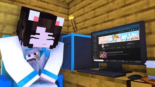 Mèo Simmy Thoát Khỏi Tiệc Ngủ MoonDrop Vào Lúc 3 Giờ Sáng Trong Minecraft