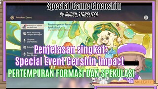 Penjelasan Event waktu terbatas genshin impact: Pertempuran Formasi dan Spekulasi