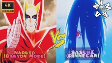 Uzumaki Naruto (Baryon Mode) Vs Sasuke Uchiha (Rinnegan) 🔥 「AMV」