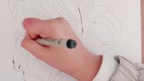 [18/Hand-painted tutorial] สอนวิธีการวาดแบบร่างเส้นที่สะอาดและเรียบง่าย! ～——แอนิเมชั่นการคัดลอกด้วยม