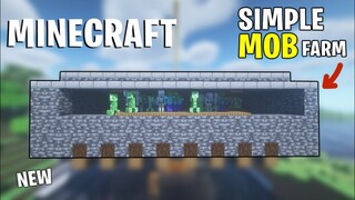 NEW Minecraft Simple Mob Farm 1.18 Simple Starter Farm
