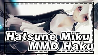 [Hatsune Miku MMD] Haku in Elegant Black & White Dress