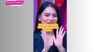 MasyaAllah, ternyata Davina adalah seorang Mualaf 😇🤗