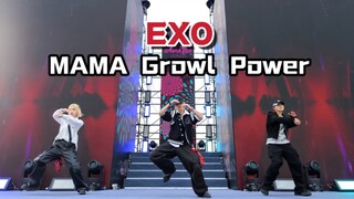 2025年还能看到EXO串烧MAMA+咆哮+Power舞蹈翻跳