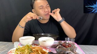 Ăn và thưởng thức món gà ác hầm táo tàu phần 11 #anngon