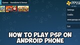 HOW TO PLAY PSP ON YOUR ANDROID PHONE | EASY METHOD ✓ (TAGALOG)