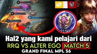 BEDAH GAMEPLAY - RRQ vs ALTER EGO MATCH 5 Grand Final MPL S6 Mobile Legends